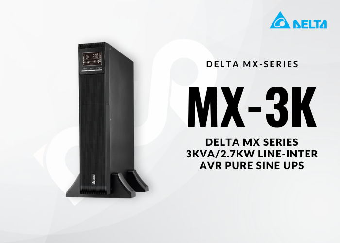 Delta MX Series 3kVA/2.7kW Line-inter AVR Pure sine UPS