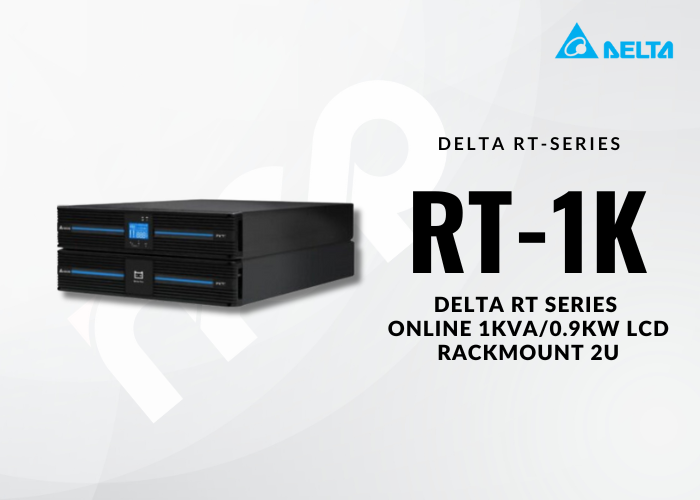 DELTA RT-SERIES ONLINE 1000VA/900W LCD RACKMOUNT 2U UPS
