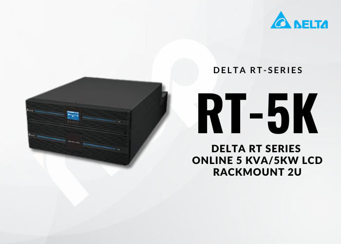 Delta RT-Series 5 KVA/5 KW (2U) LCD RACKMOUNT UPS
