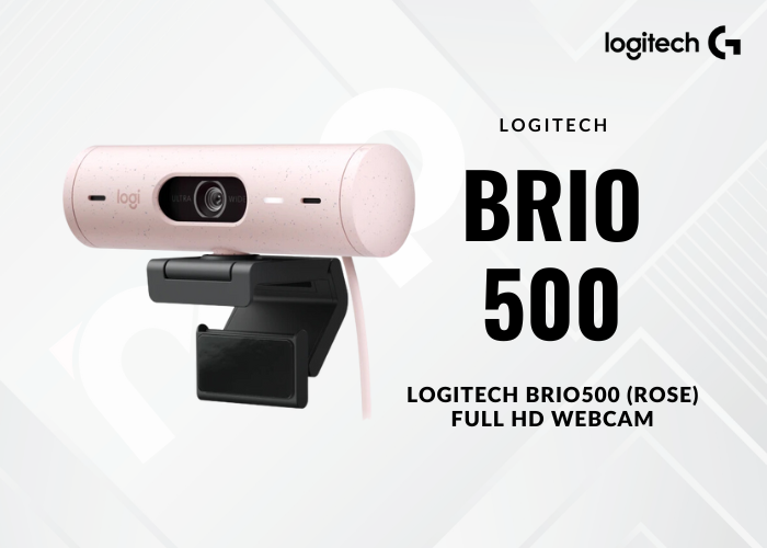 Logitech BRIO500 (ROSE) FULL HD WEBCAM