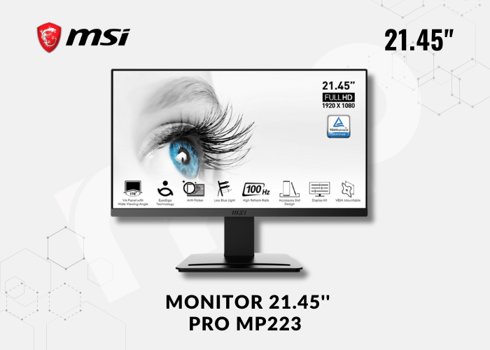 MSI PRO MP223 Monitor 21.45''