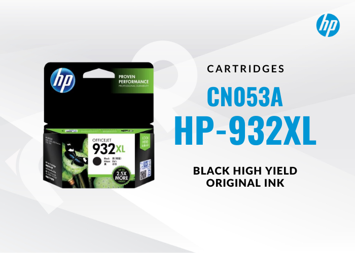 HP-932XL BLACK HIGH YIELD ORIGINAL INK