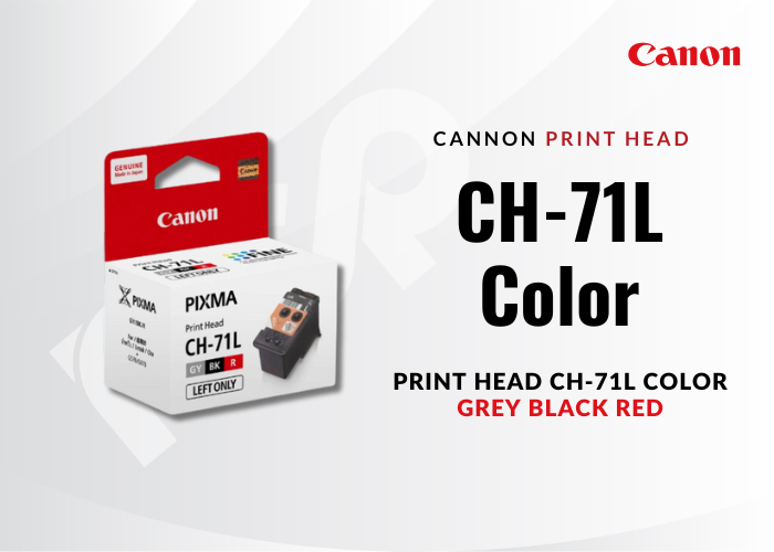 CANON Print Head CH-71L Color - GREY BLACK RED
