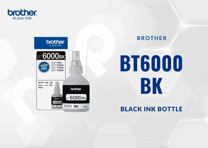 BROTHER BT-6000BK Black INK BOTTLE