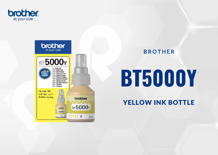 BROTHER BT-5000Y Yellow INK BOTTLE