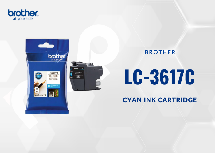 BROTHER LC-3617C CYAN INK CARTRIDGE