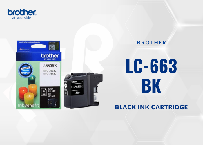 BROTHER LC-663BK Black INK CARTRIDGE