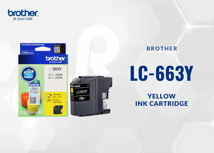 BROTHER LC-663Y Yellow INK CARTRIDGE